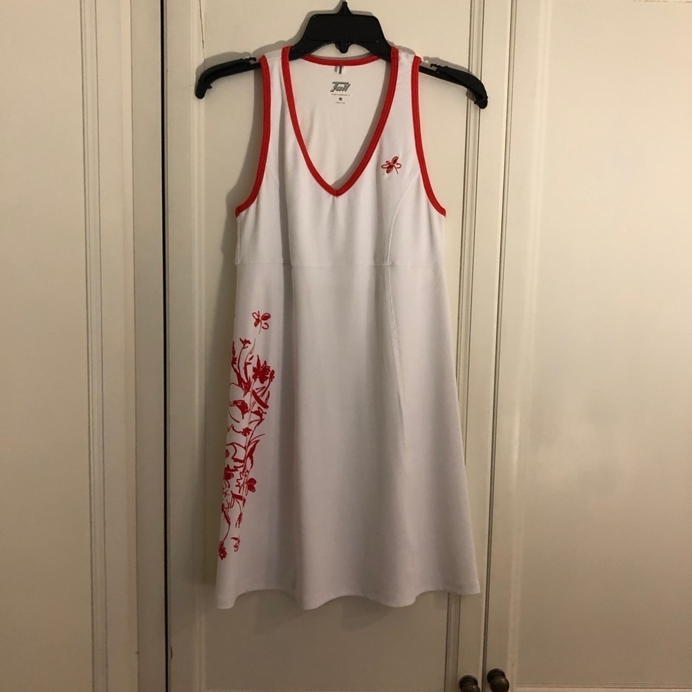 White Tail Tennis Dress